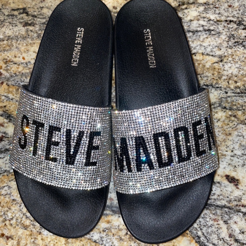 Steve Madden Bling Slides